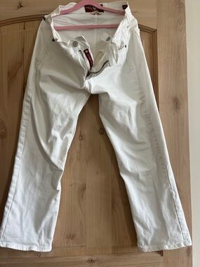 Lucky Brand White Cropped Ankle Jeans